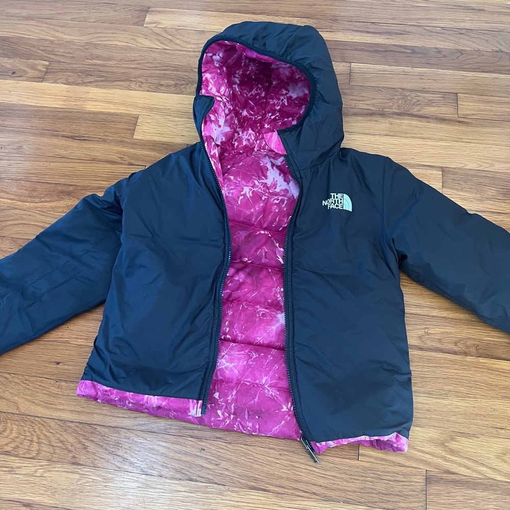 Girls reversible north face